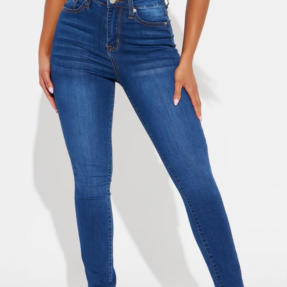 Fashion Nova | Dark Wash Stretch Skinny Jeans